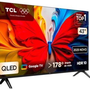 TV 43" TCL Full HD QLED 43S5K Google TV 2 HDMI